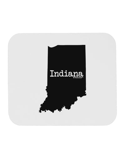 Indiana - United States Shape Mousepad-TooLoud-White-Davson Sales