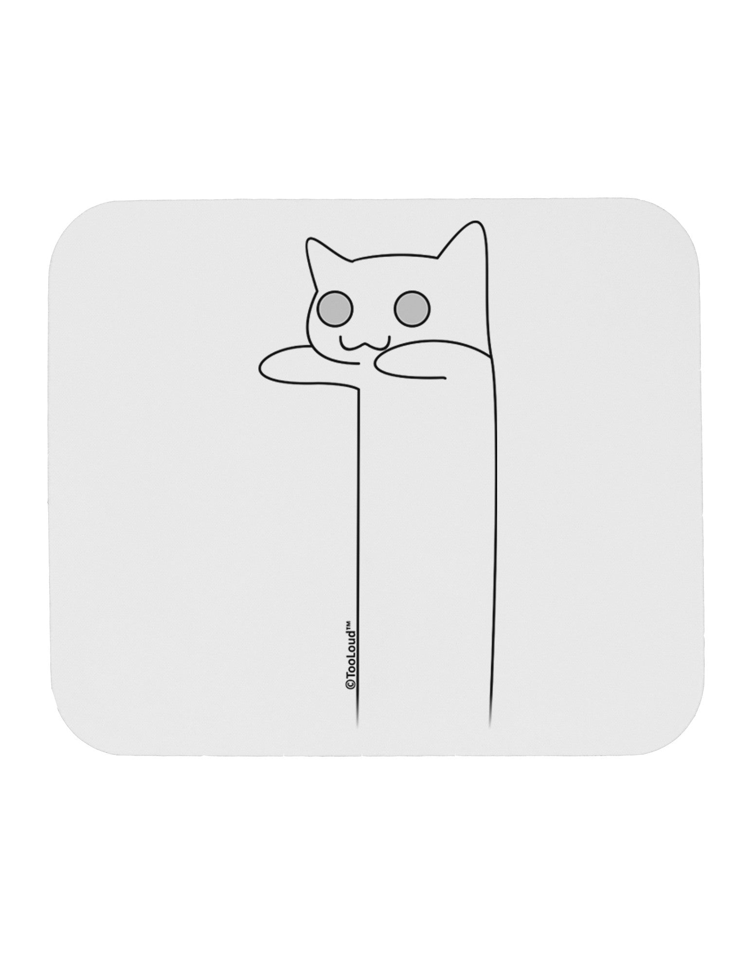 Longcat - Internet Humor Mousepad by TooLoud-TooLoud-White-Davson Sales