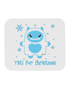 Yeti (Ready) for Christmas - Abominable Snowman Mousepad-TooLoud-White-Davson Sales