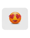 Heart Eye Emoji Mousepad-TooLoud-White-Davson Sales