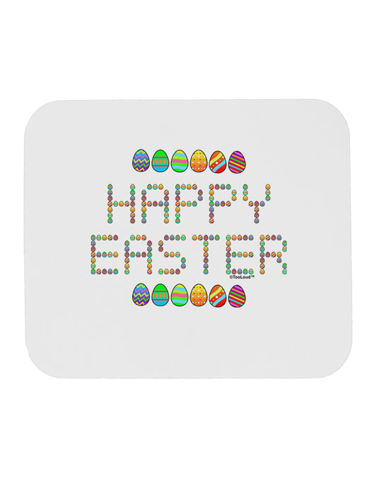 Happy Easter Eggs Mousepad-TooLoud-White-Davson Sales