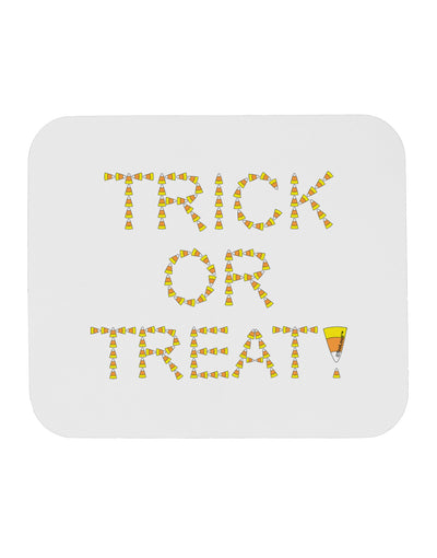 Trick or Treat Candy Corn Halloween Mousepad-TooLoud-White-Davson Sales