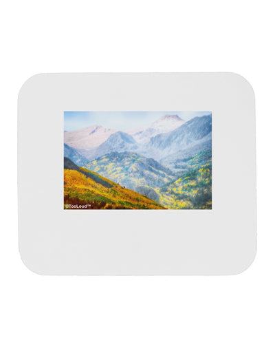 Colorado Fog Mountains Mousepad-TooLoud-White-Davson Sales