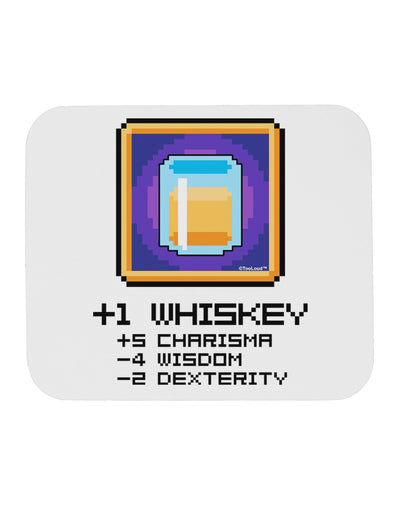 Pixel Whiskey Item Mousepad-TooLoud-White-Davson Sales