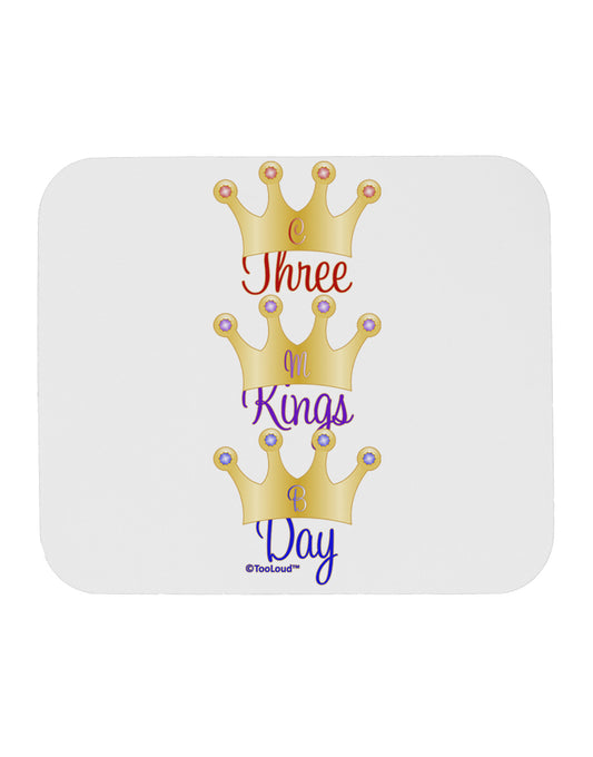 Three Kings Day - C M B Crowns Mousepad by TooLoud-TooLoud-White-Davson Sales