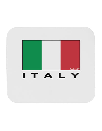 Italian Flag - Italy Text Mousepad by TooLoud-TooLoud-White-Davson Sales