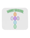 Happy Easter Egg Cross Faux Applique Mousepad-TooLoud-White-Davson Sales