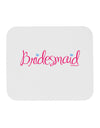 Bridesmaid Design - Diamonds - Color Mousepad-TooLoud-White-Davson Sales