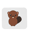 Cute Beaver Mousepad-TooLoud-White-Davson Sales