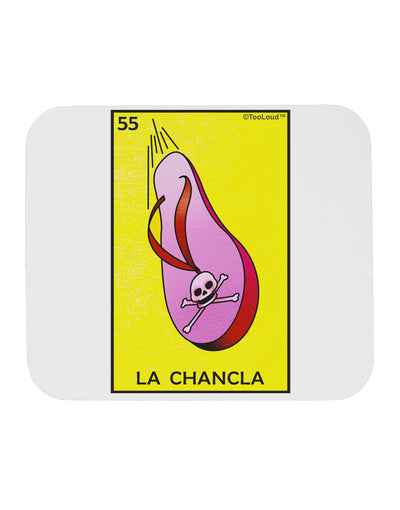 La Chancla Loteria Solid Mousepad by TooLoud-TooLoud-White-Davson Sales