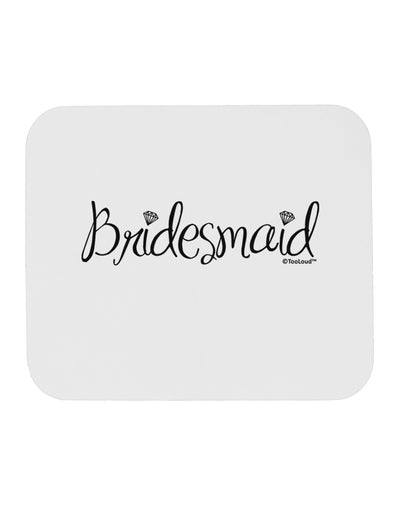 Bridesmaid Design - Diamonds Mousepad-TooLoud-White-Davson Sales