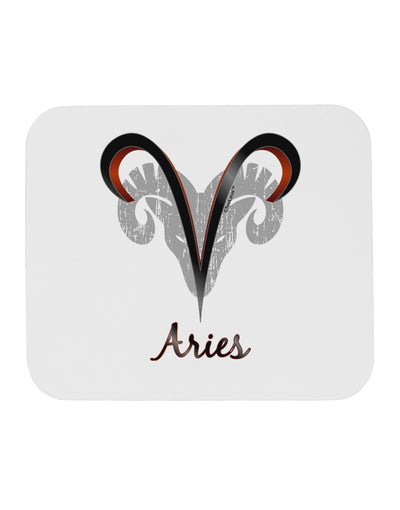 Aries Symbol Mousepad-TooLoud-White-Davson Sales