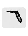 Florida - United States Shape Mousepad-TooLoud-White-Davson Sales