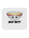 Miso Tasty - Cute Miso Soup Bowl Mousepad by TooLoud-TooLoud-White-Davson Sales