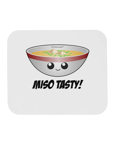 Miso Tasty - Cute Miso Soup Bowl Mousepad by TooLoud-TooLoud-White-Davson Sales