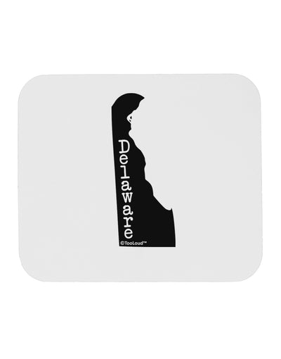 Delaware - United States Shape Mousepad-TooLoud-White-Davson Sales