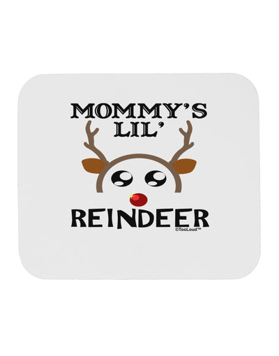 Mommy's Lil Reindeer Boy Mousepad-TooLoud-White-Davson Sales