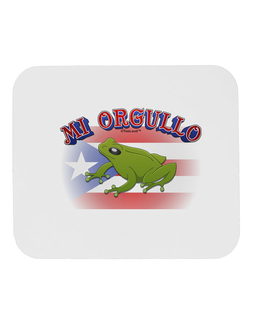 Mi Orgullo Coqui Mousepad-TooLoud-White-Davson Sales