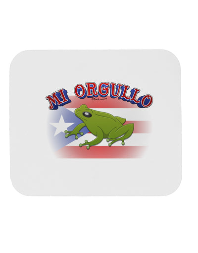 Mi Orgullo Coqui Mousepad-TooLoud-White-Davson Sales