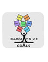 Balance Your Goals Mousepad-TooLoud-White-Davson Sales