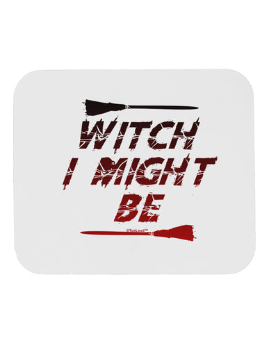 Witch I Might Be Mousepad by TooLoud-TooLoud-White-Davson Sales