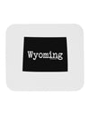 Wyoming - United States Shape Mousepad-TooLoud-White-Davson Sales