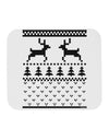 Ugly Christmas Sweater Reindeer Pattern Mousepad-TooLoud-White-Davson Sales