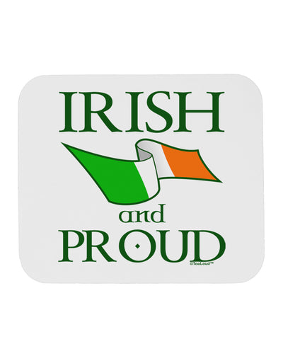 Irish and Proud Mousepad-TooLoud-White-Davson Sales