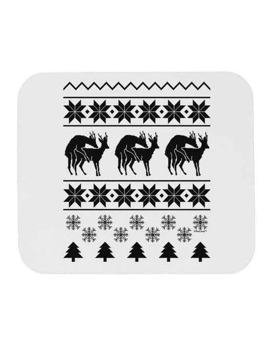 Humping Gay Reindeer Mousepad-TooLoud-White-Davson Sales