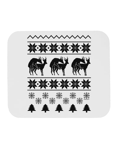 Humping Gay Reindeer Mousepad-TooLoud-White-Davson Sales