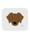 Cute Chocolate Labrador Retriever Dog Mousepad by TooLoud-TooLoud-White-Davson Sales