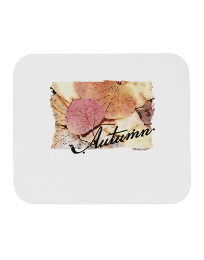 Colorado - Autumn WaterColor Text Mousepad-TooLoud-White-Davson Sales