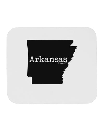 Arkansas - United States Shape Mousepad-TooLoud-White-Davson Sales