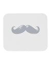 Big Silver White Mustache Mousepad-TooLoud-White-Davson Sales