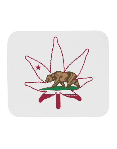 California Bear Leaf Design Mousepad by TooLoud-TooLoud-White-Davson Sales