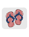 Stars and Stripes Flip Flops Mousepad-TooLoud-White-Davson Sales