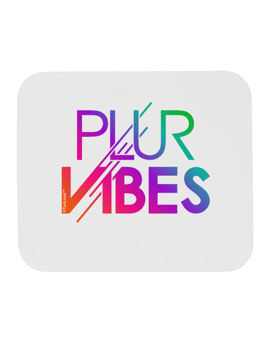 PLUR Vibes Mousepad-TooLoud-White-Davson Sales