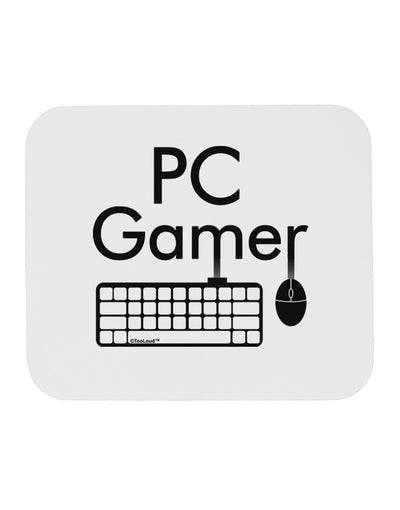 PC Gamer BnW Mousepad by TooLoud-TooLoud-White-Davson Sales