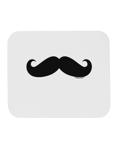 Big Fancy Mustache Mousepad-TooLoud-White-Davson Sales