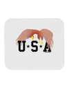 Bald Eagle USA Mousepad by TooLoud-TooLoud-White-Davson Sales