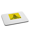 Classic Gadsden Flag Don't Tread On Me Mousepad-TooLoud-White-Davson Sales