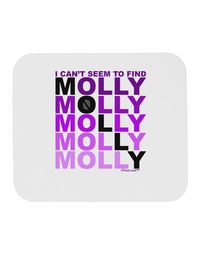 Find Molly Purple Mousepad-TooLoud-White-Davson Sales