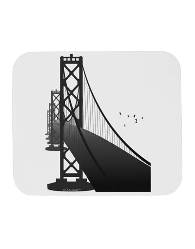 San Francisco Bay Bridge Mousepad-TooLoud-White-Davson Sales