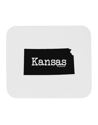 Kansas - United States Shape Mousepad-TooLoud-White-Davson Sales