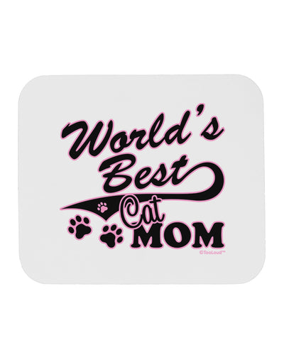 World's Best Cat Mom Mousepad by TooLoud-TooLoud-White-Davson Sales