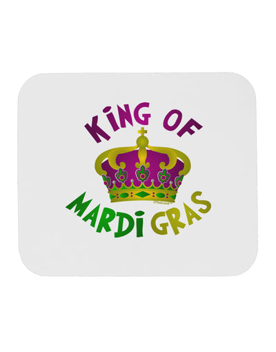 King Of Mardi Gras Mousepad-TooLoud-White-Davson Sales