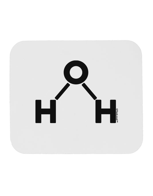 Water Molecule Text Mousepad by TooLoud-TooLoud-White-Davson Sales