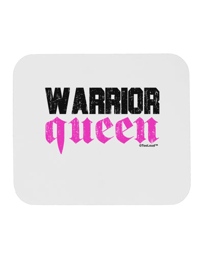 TooLoud Warrior Queen Pink Script Mousepad-TooLoud-White-Davson Sales