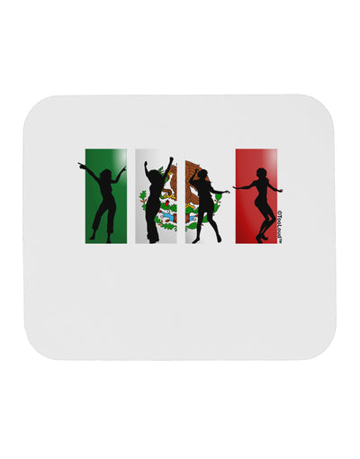 Mexican Flag - Dancing Silhouettes Mousepad by TooLoud