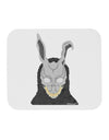 Scary Buny Face Watercolor Mousepad-TooLoud-White-Davson Sales